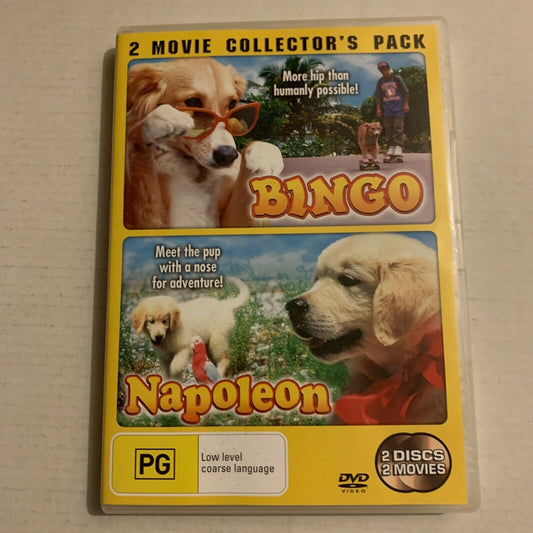 Bingo / Napolean (DVD, 1996, 2-Disc) Family Dog Movies Region 4&2