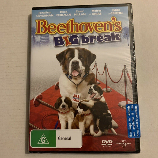 *New Sealed* Beethoven's Big Break (DVD, 2008) Cesar Millan Region 4&2