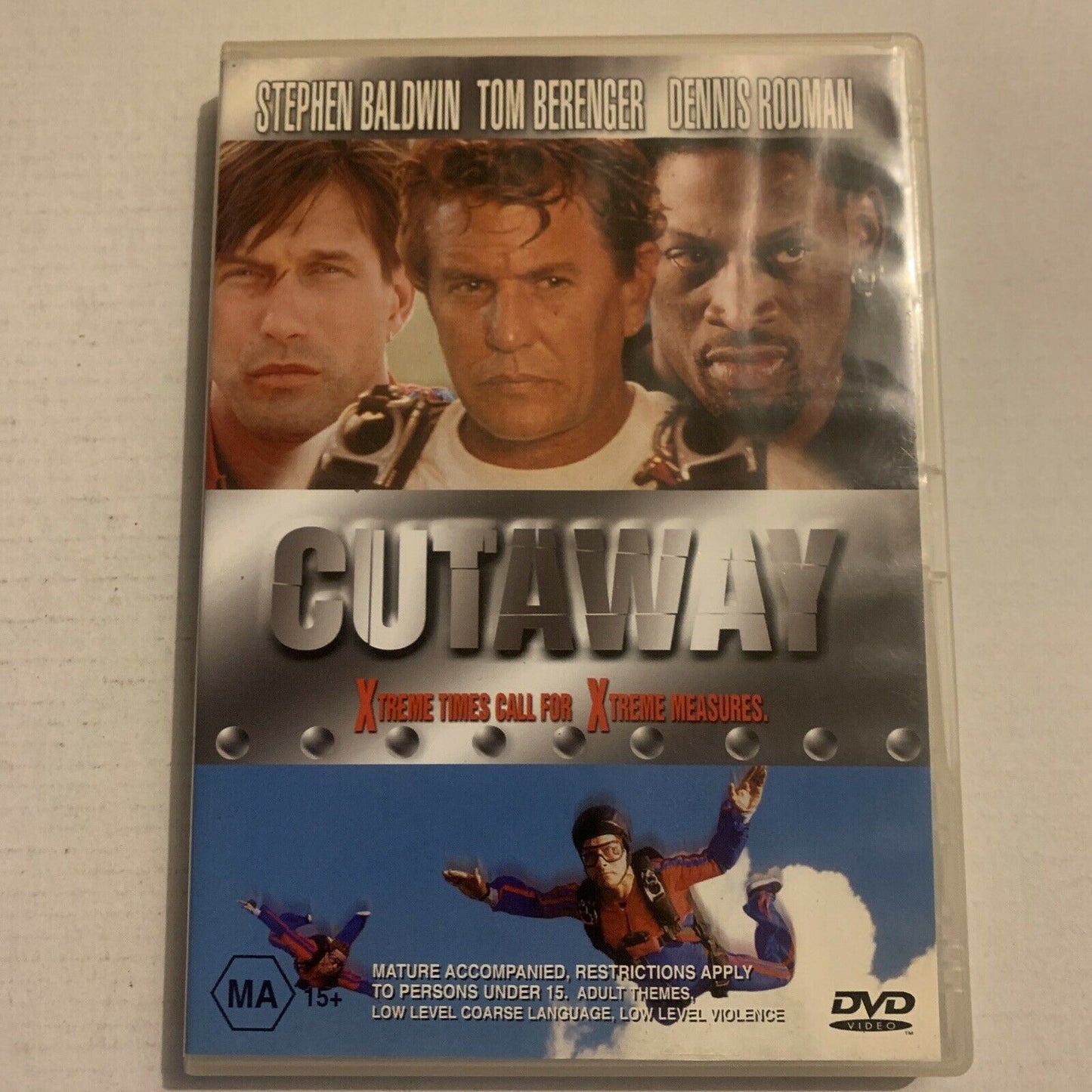 Cutaway (DVD, 2000) Dennis Rodman, Stephen Baldwin, Tom Berenger