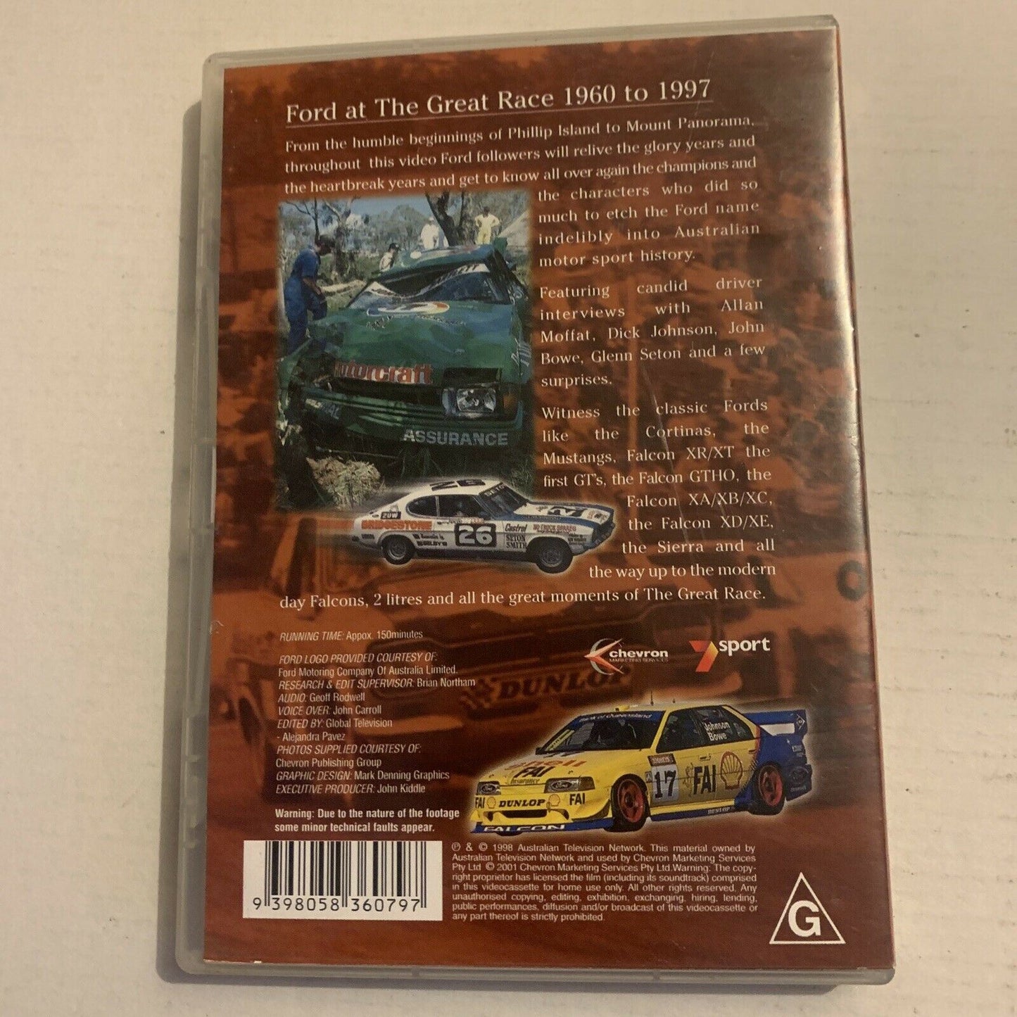 The Racing History Of: Ford At The Great Race (DVD, 1998) All Regions