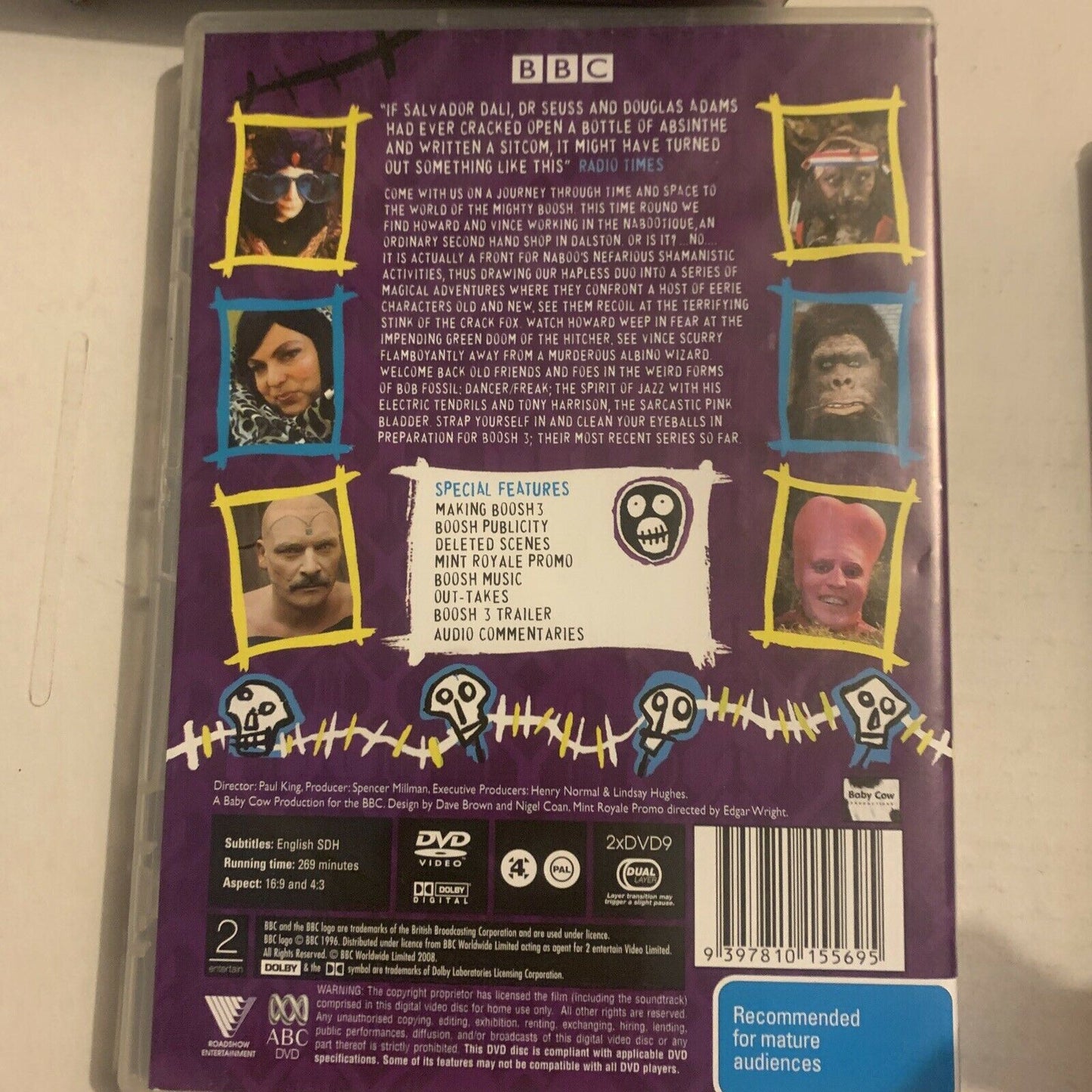 The Mighty Boosh - Series 1-3 (DVD, 2008, 6-Disc) Region 4&2