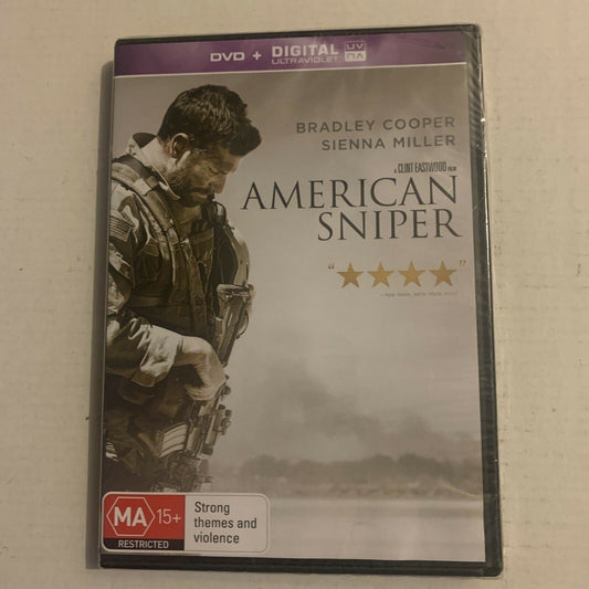 *New Sealed* American Sniper (DVD, 2014) Bradley Cooper Region 4
