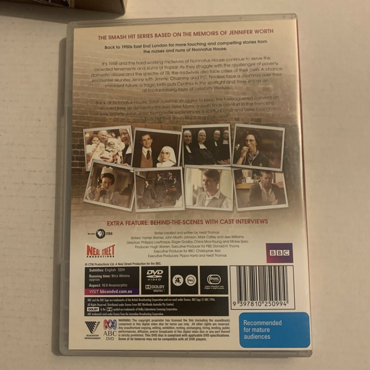 Call The Midwife : Series 1-2 (DVD, 2013, 5-Disc) BBC Region 4