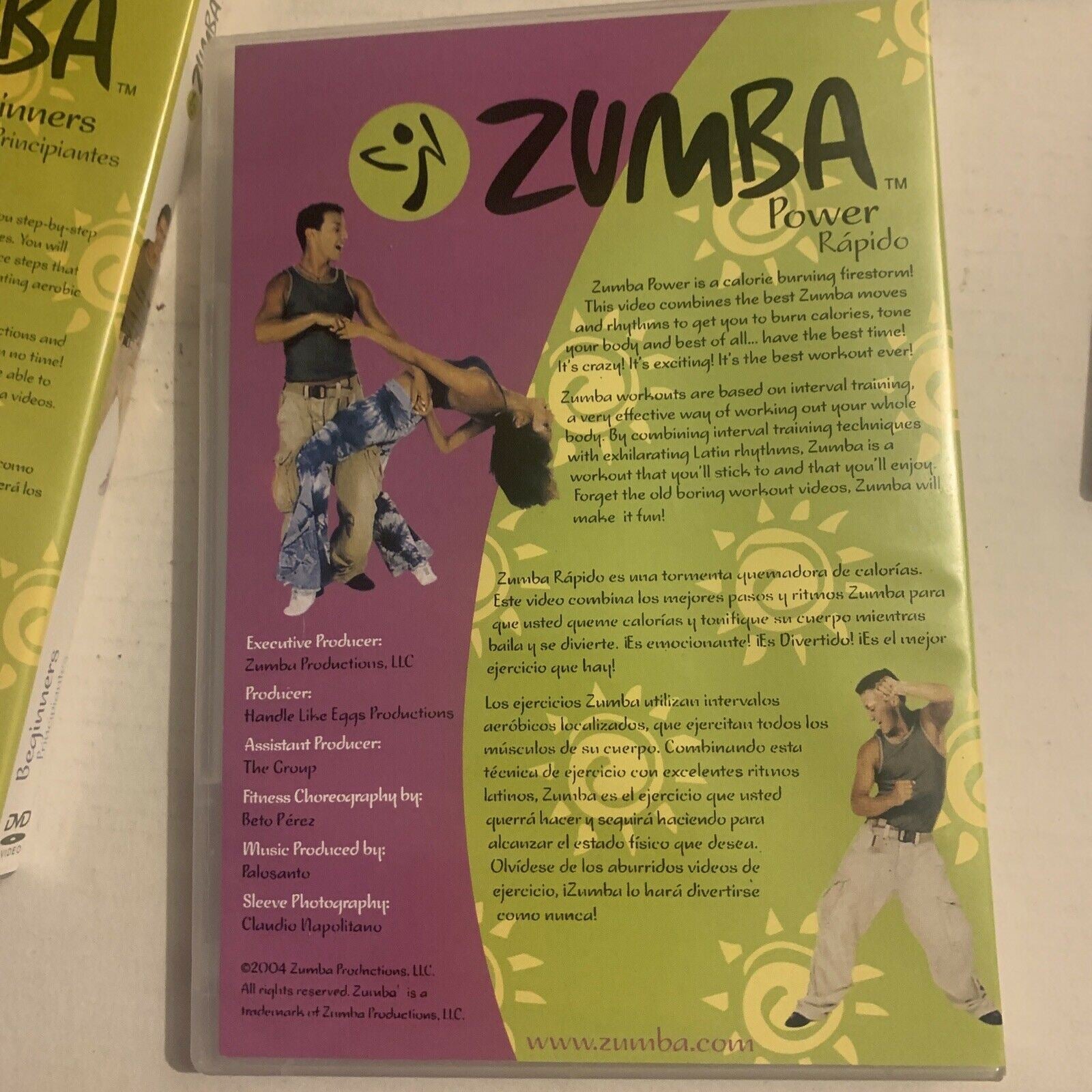 The All New Zumba Fitness DVD Boxset 4 Disc Set At Home Exercise