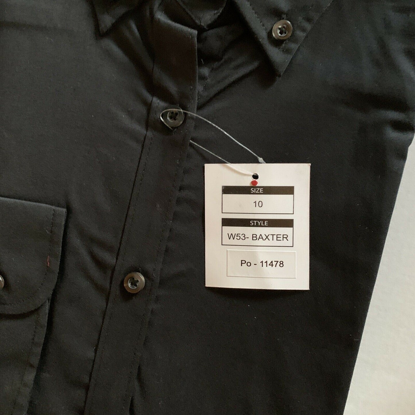 *New* Ladies Casual Long Sleeve T-Shirt Black Size: 10 Style:W53