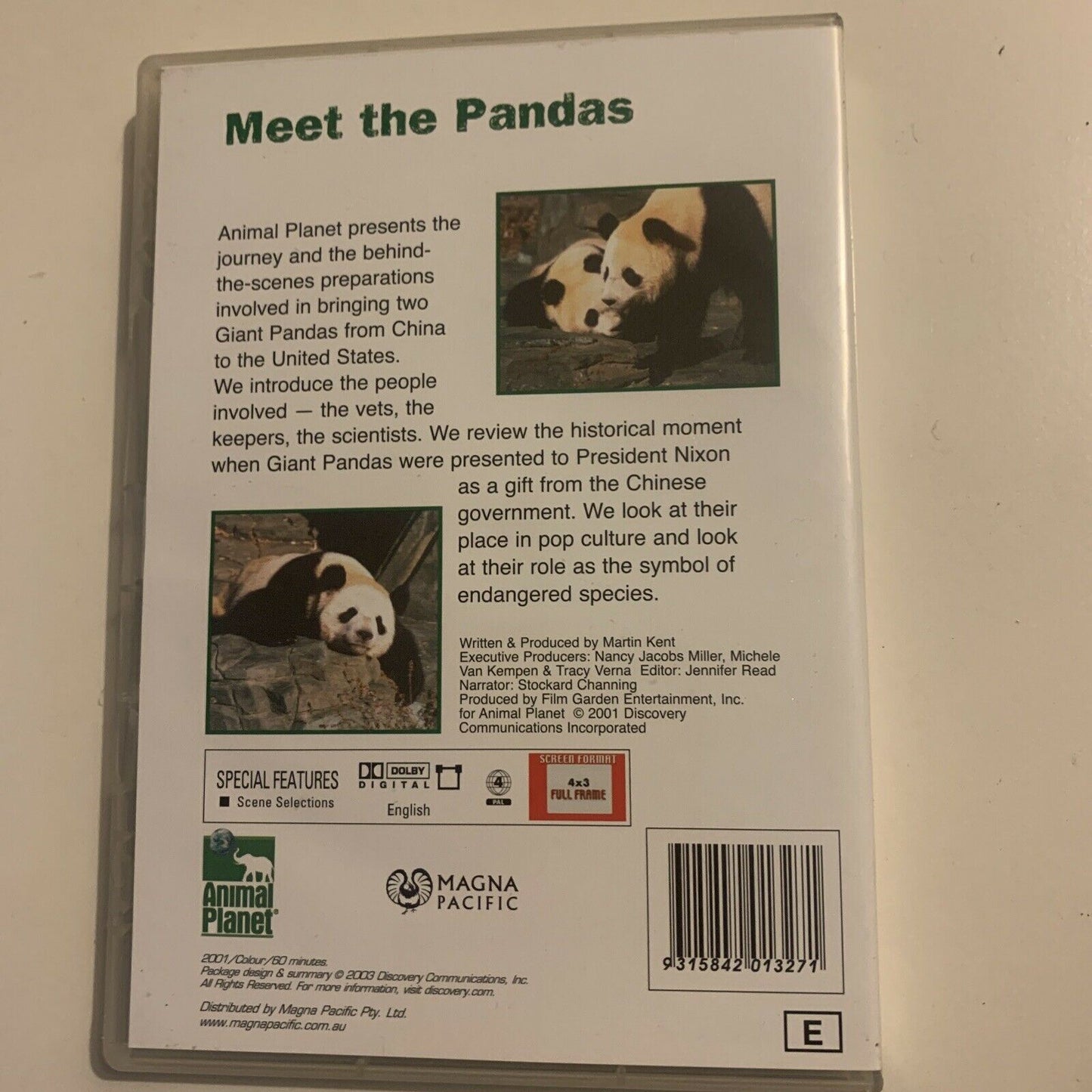 Animal Planet - Meet The Pandas (DVD, 2001) Region 4