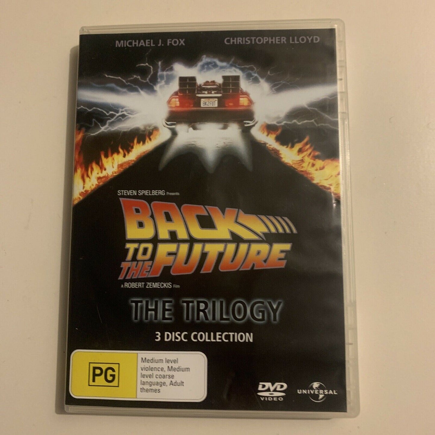 Back To The Future - The Trilogy (DVD, 1990, 3-Disc Set) Region 4&2