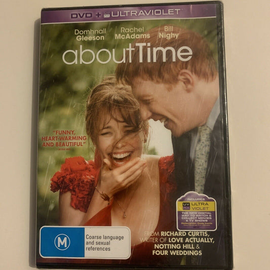 *New Sealed* About Time (DVD, 2013) Rachel McAdams, Bill Nighy Region 4&2