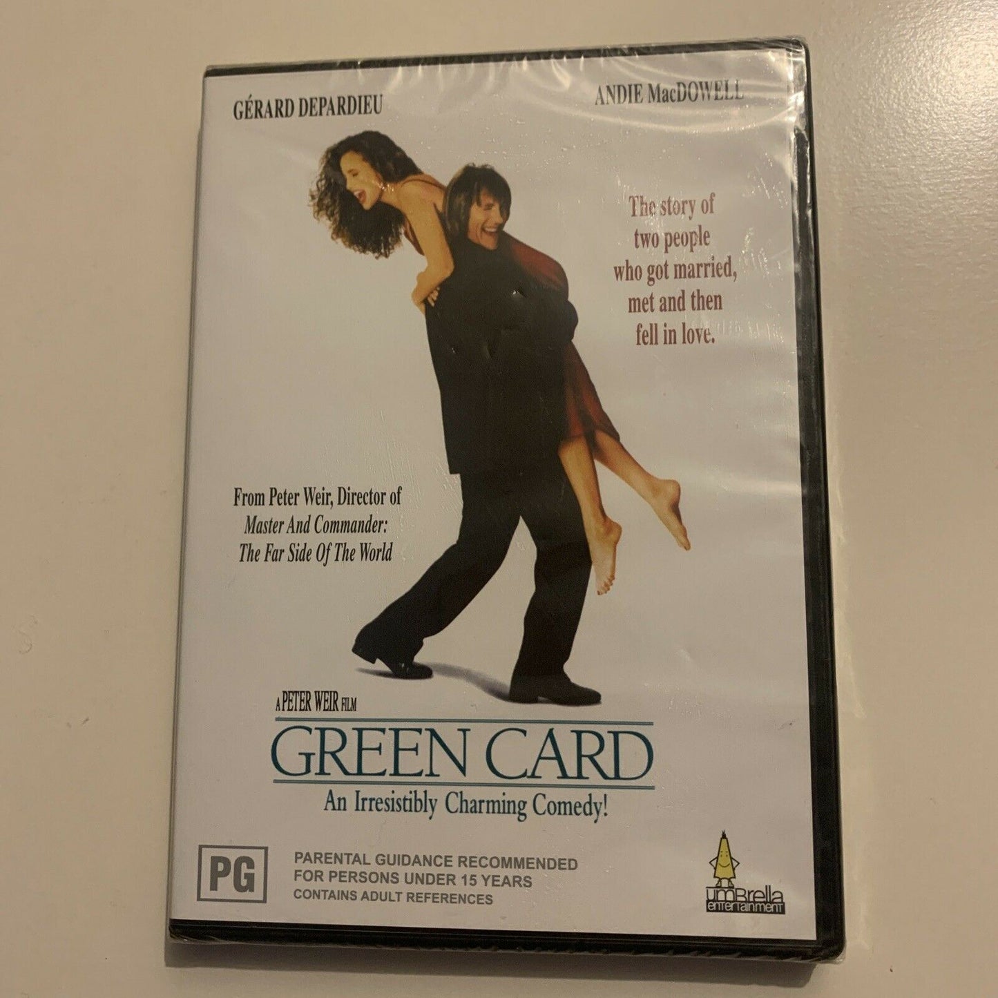 *New Sealed* Green Card (DVD, 1990) Andie MacDowell, Gerard Depardieu All Region