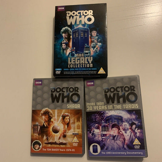 Doctor Who: The Legacy Collection (DVD, 1993)  Tom Baker Region 2