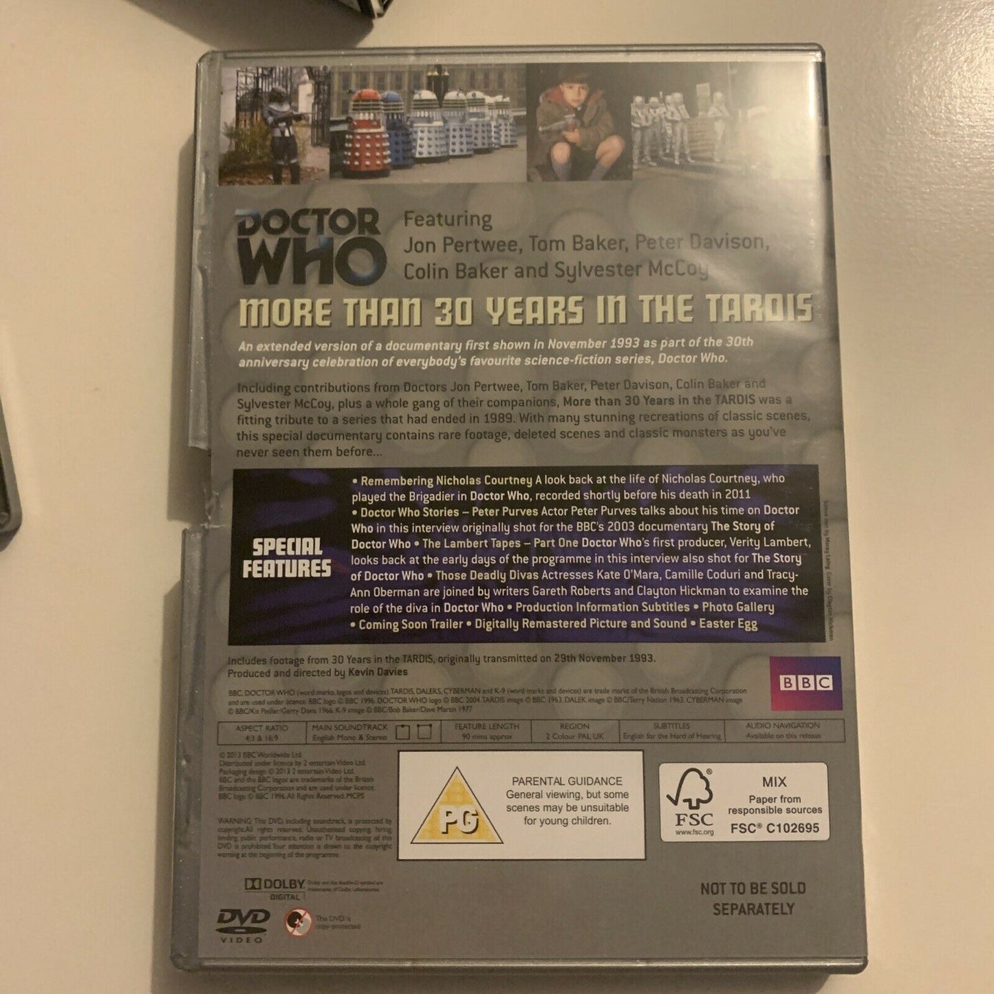 Doctor Who: The Legacy Collection (DVD, 1993)  Tom Baker Region 2