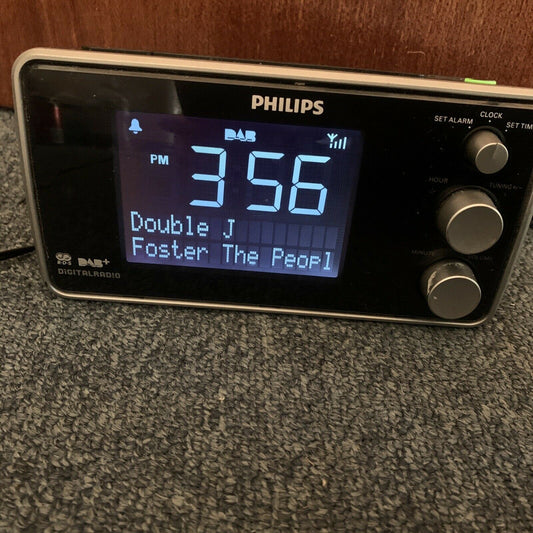 Philips AJB3552/79 Clock Alarm DAB+ FM Digital Radio