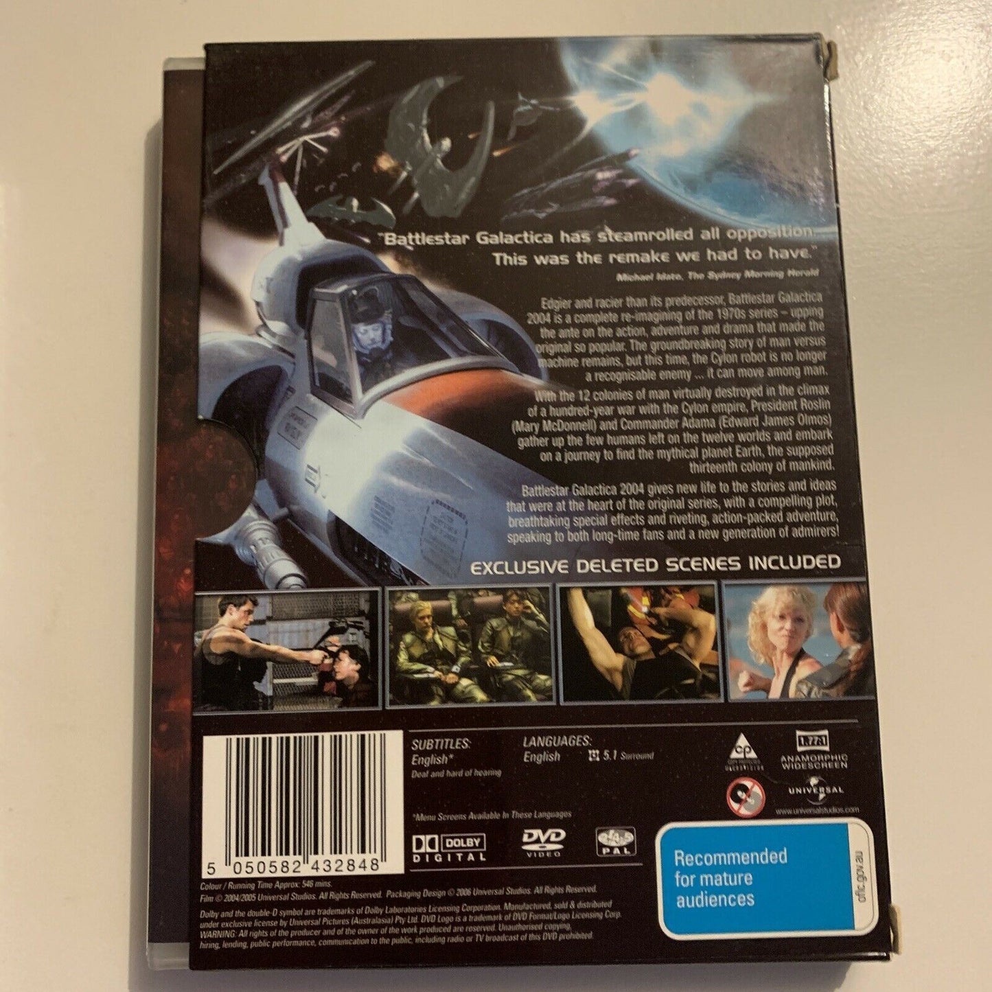 Battlestar Galactica : Season 1 & 2 (DVD, 2005, 10-Disc) Region 4&2