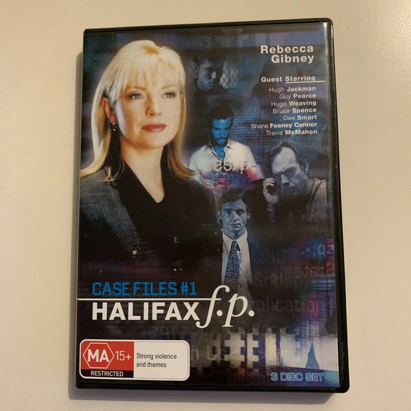 Halifax f.p - Case Files #1 (DVD, 1997) Rebecca Gibney, Hugh Jackman, Guy Pearce