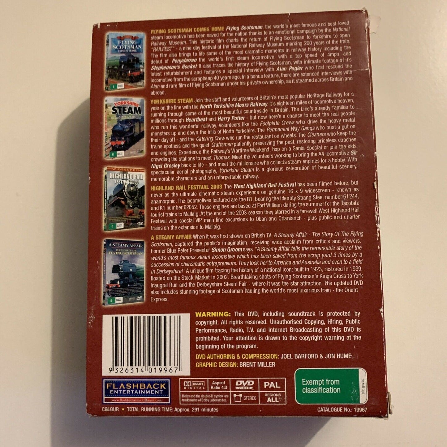World Of Trains: 4 DVD Set (DVD) All Regions