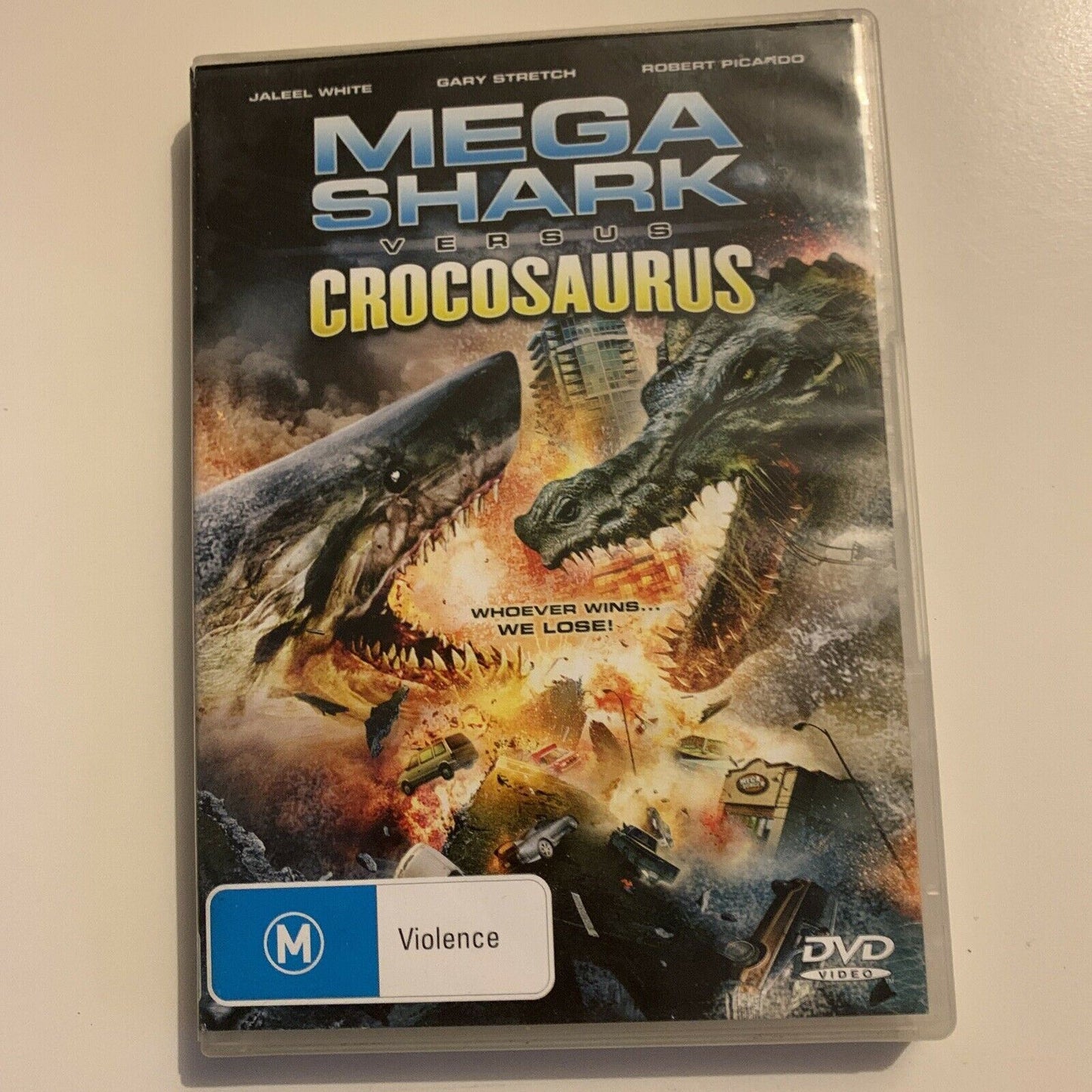 Mega Shark vs. Crocosaurus (DVD, 2010) Gary Stretch, Jaleel White, Sarah Lieving