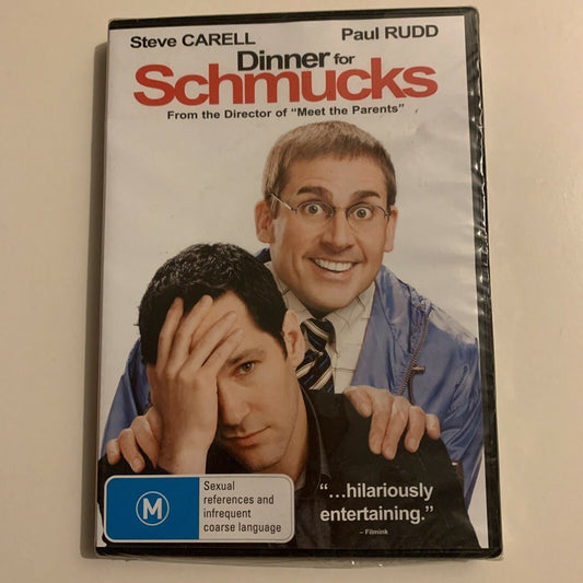 *New Sealed* Dinner For Schmucks (DVD, 2011) Steve Carell Region 4