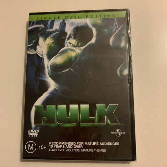 *New Sealed* Hulk (DVD, 2003) Eric Bana, Jennifer Connelly Region 4&2
