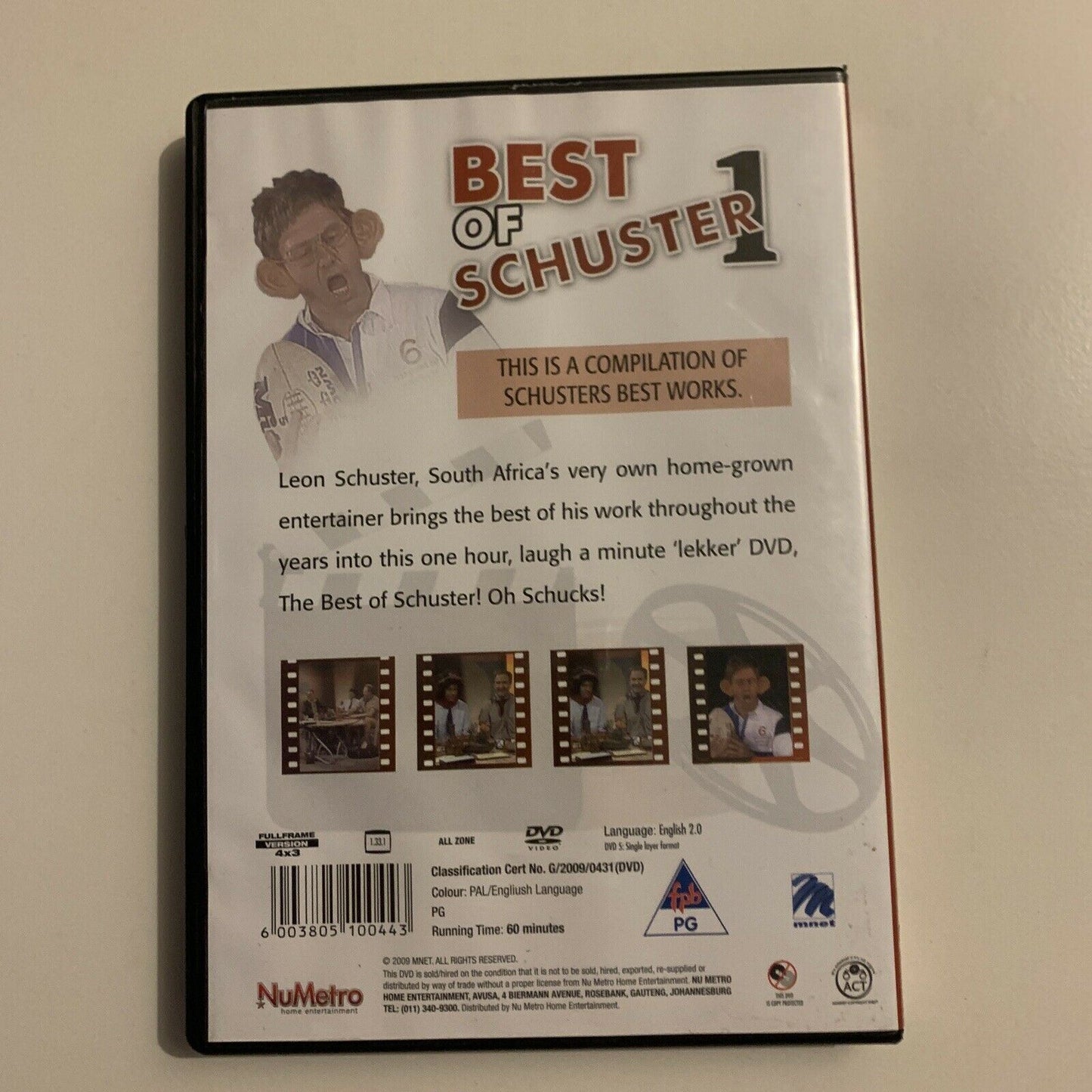 Best Of Schuster 1 (DVD, 2009) Leon Schuster. All Regions