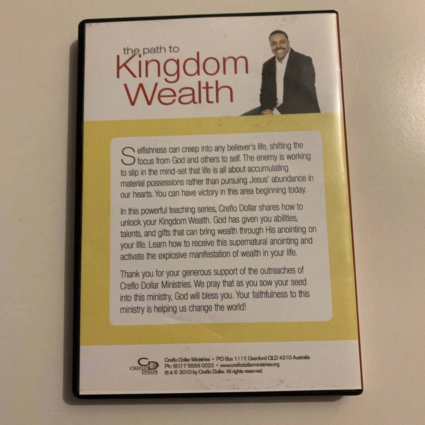 Creflo Dollar: The Path To Kingdom Wealth (DVD, 2010, 3-Disc) All Regions