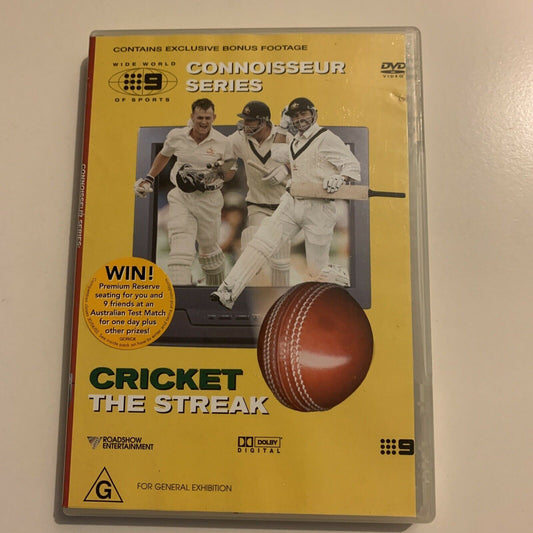 Connoisseur Series: Cricket - The Streak (DVD, 2002) Region 4