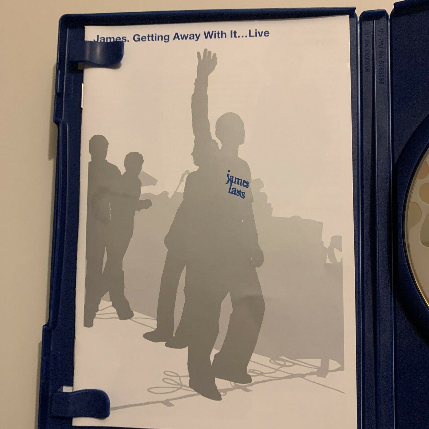 James - Getting Away With It... Live (DVD, 2002) Live Music Rock Band Region 4&2