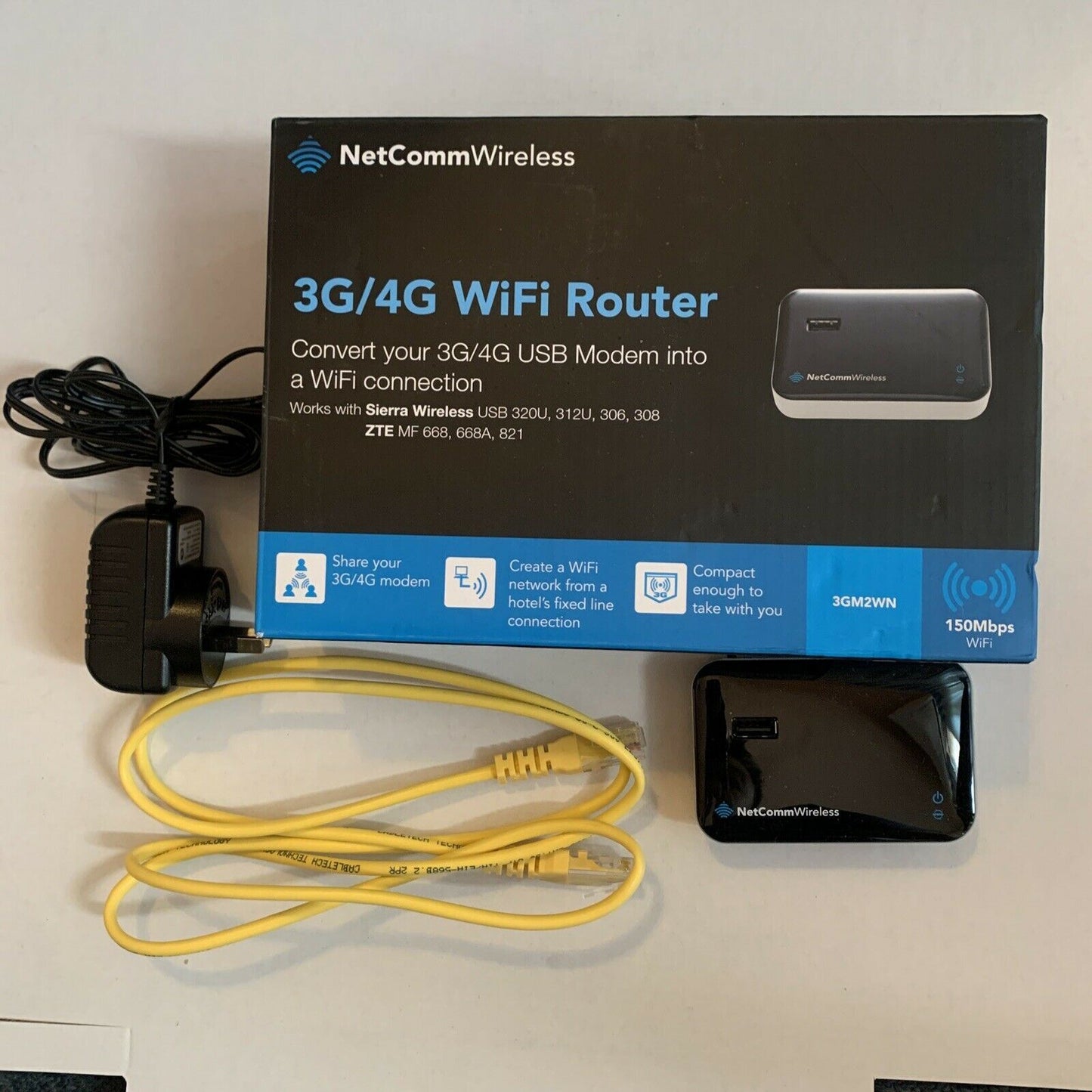 NetComm Wireless 3G/4G Wifi Router 3GM2WN