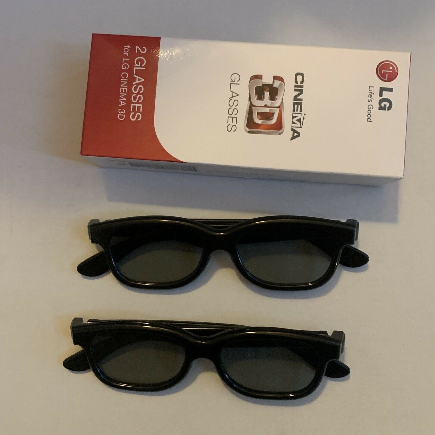 2x LG Cinema 3D Glasses For LG Cinema 3D AG-F310