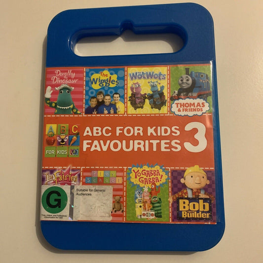 ABC For Kids Favourites 3 (DVD, 2010) The Wiggles, Thomas & Friends. All Regions