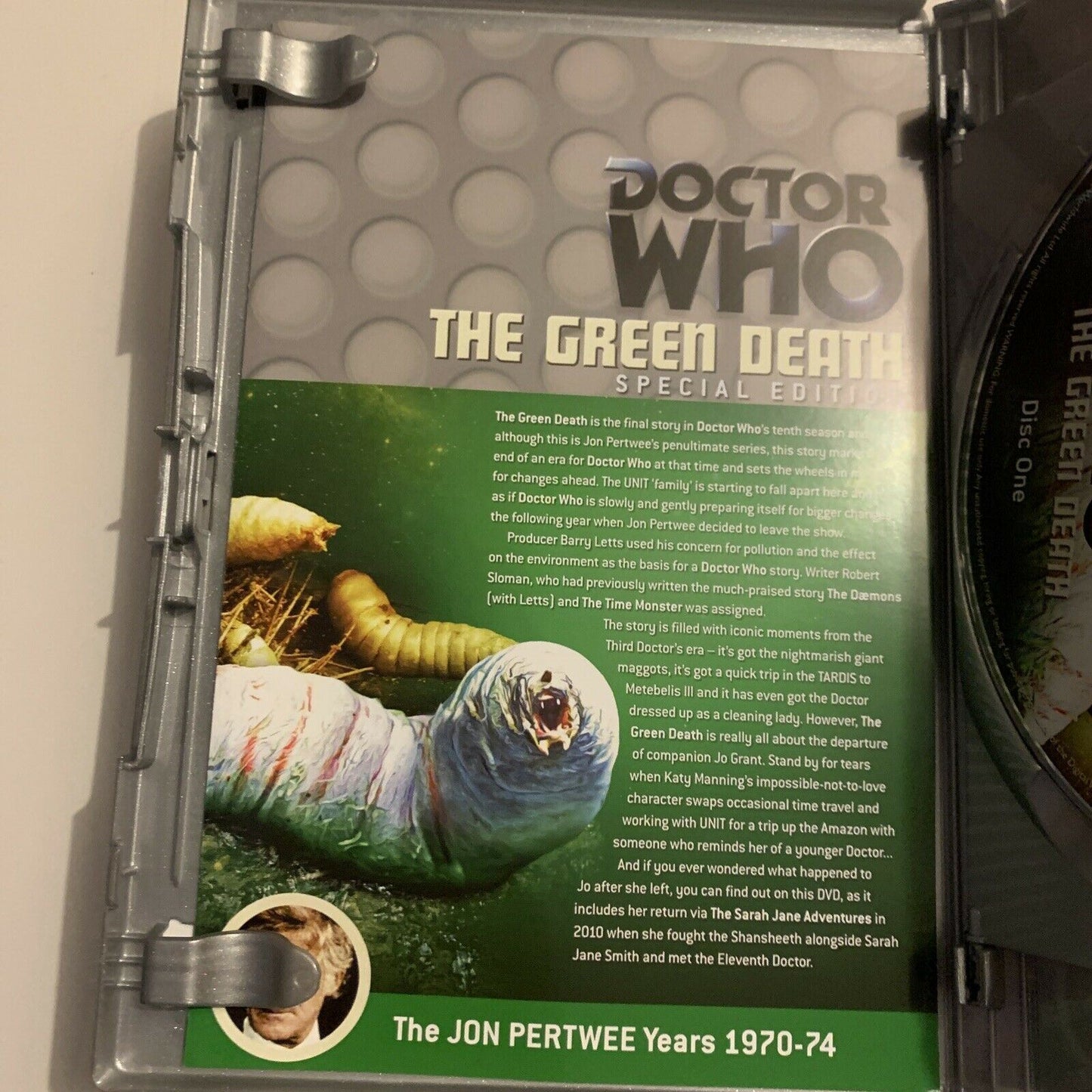 Doctor Who: The Green Death (DVD, 1973) Jon Pertwee. Region 4&2