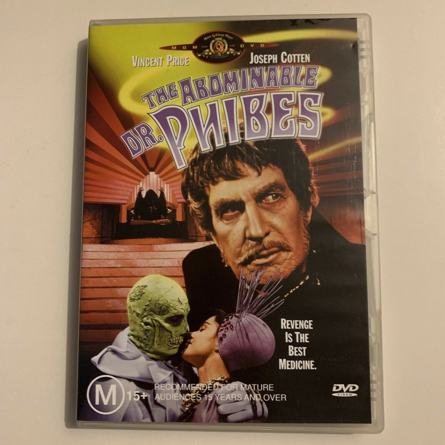 Abominable Dr. Phibes (DVD, 1971) Vincent Price, Joseph Gotten. Region 4&2