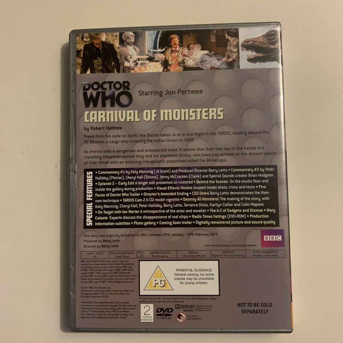 Doctor Who: Carnival Of Monsters - Special Edition (DVD, 1973) Region 2