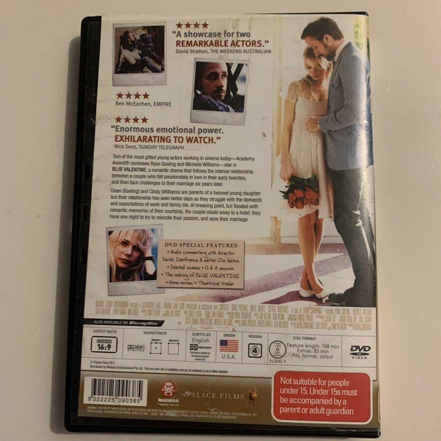 Blue Valentine (DVD, 2011) Ryan Gosling, Michelle Williams