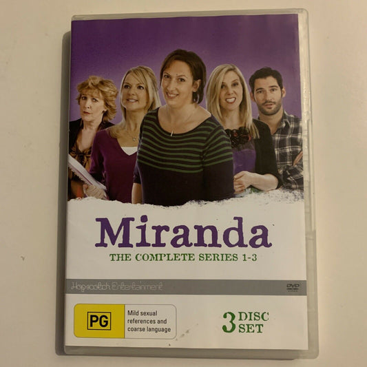 Miranda : Complete Series 1-3 (DVD, 2015) Miranda Hart  BBC Region 4