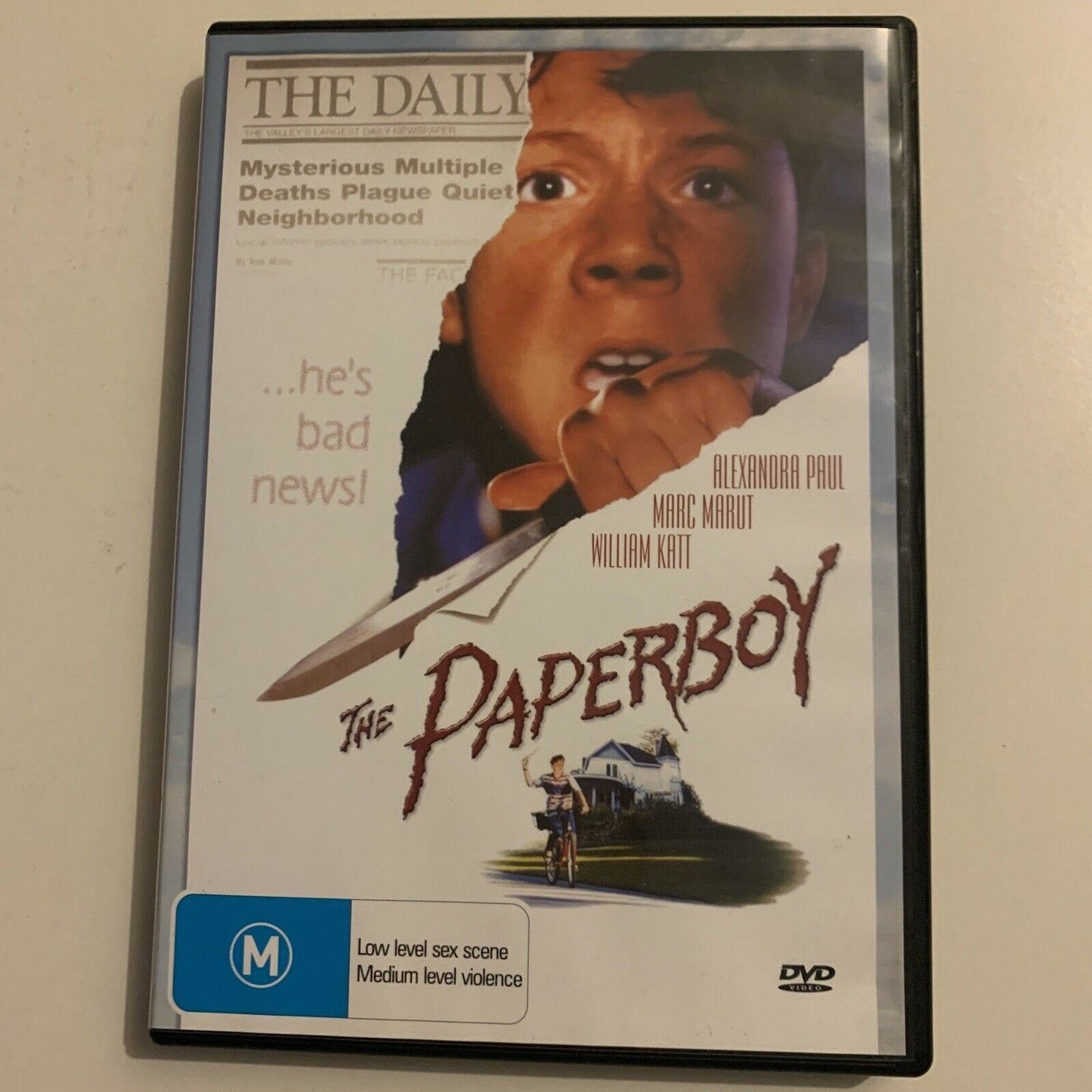 The Paperboy (DVD, 1994) Alexandra Paul, Marc Maruti, William Katt