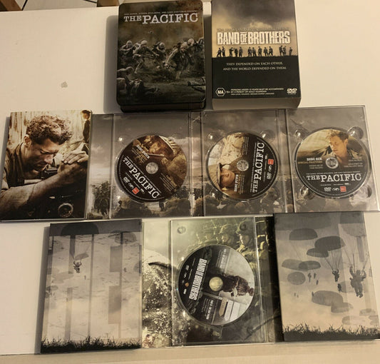 Band Of Brothers / The Pacific (DVD, 2002, 12-Disc) Region 4&2