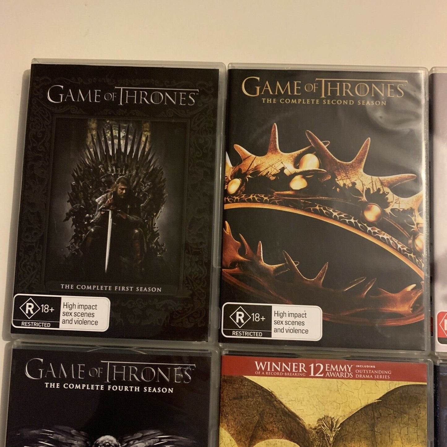 Game Of Thrones : Season 1,2,3,4,5,6 (DVD, 2016, 30-Disc Set) Region 4