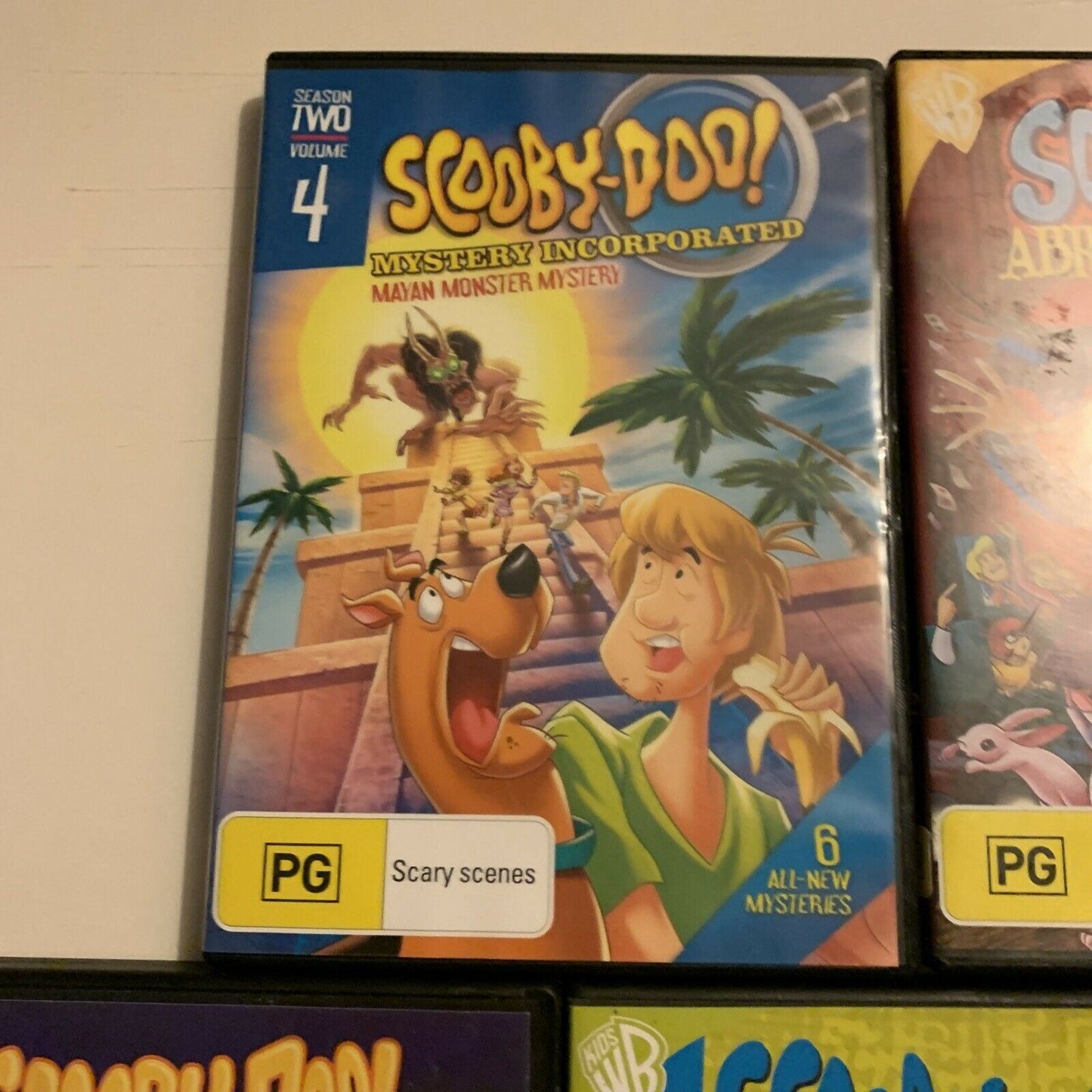 5x Scooby-Doo! DVDs Region 4&2