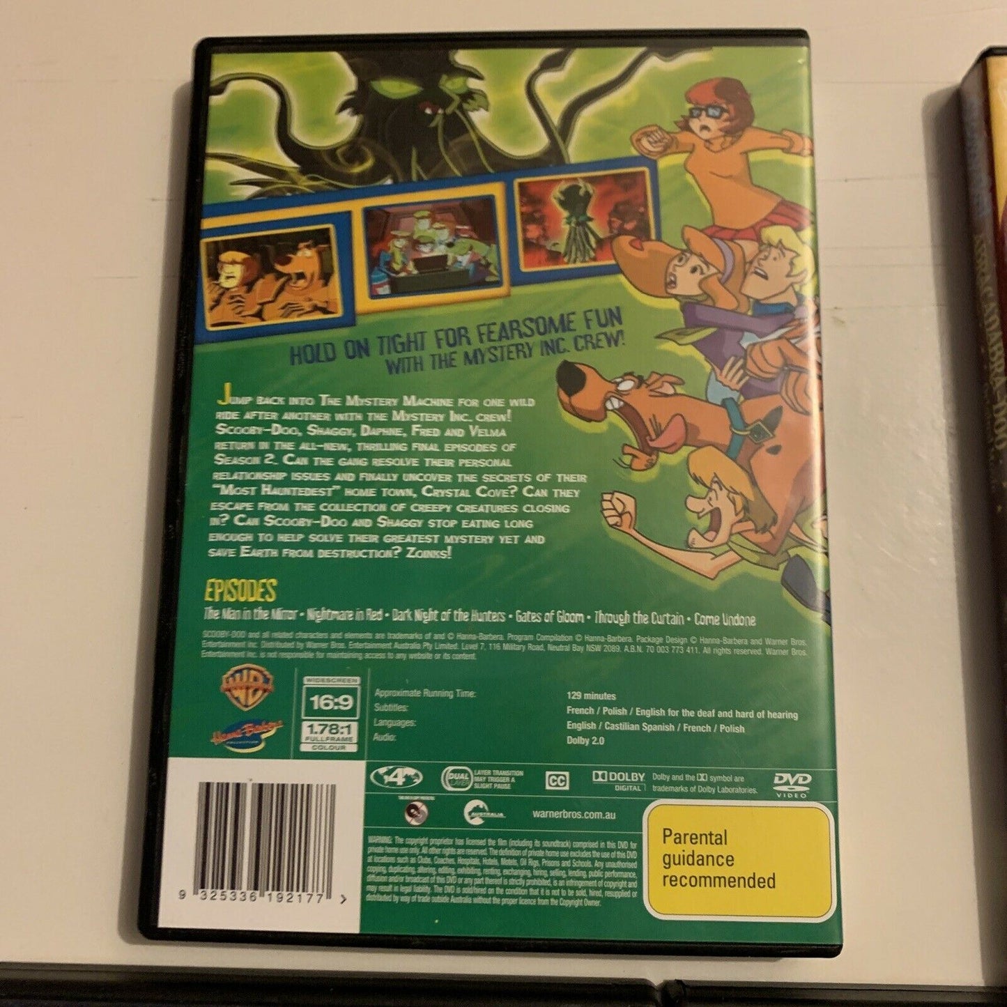 5x Scooby-Doo! DVDs Region 4&2