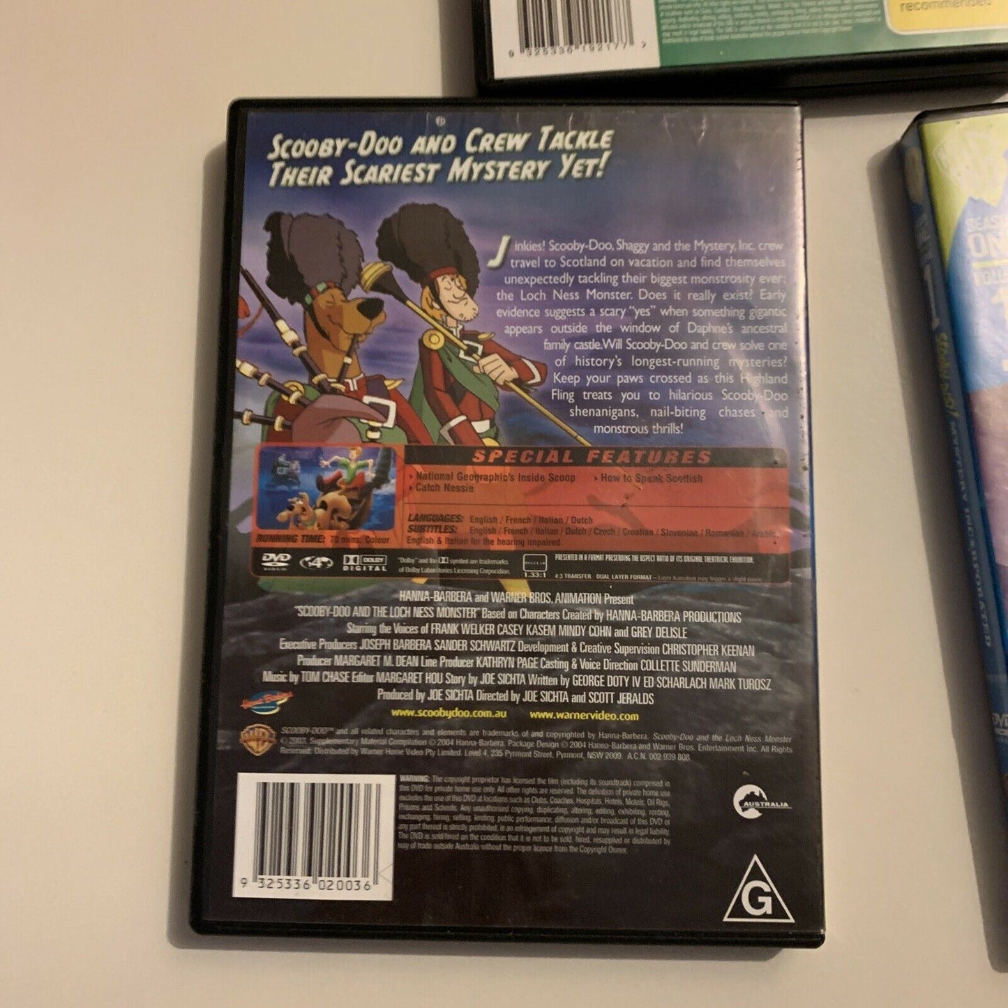 5x Scooby-Doo! DVDs Region 4&2