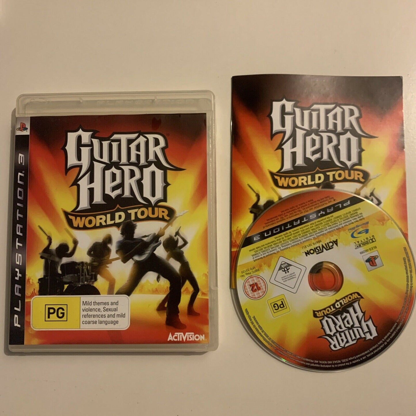 Guitar Hero - World Tour PlayStation 3 PS3 With Manual