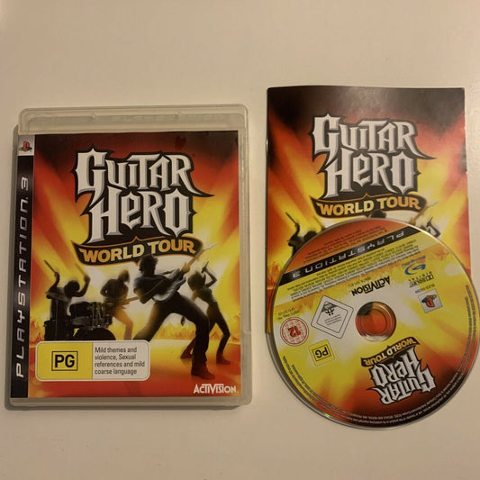 Guitar Hero - World Tour PlayStation 3 PS3 With Manual