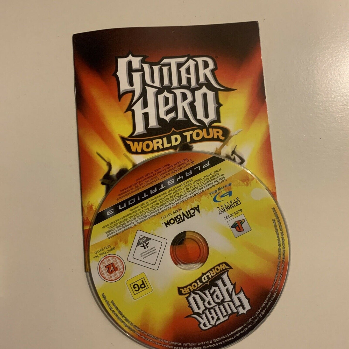 Guitar Hero - World Tour PlayStation 3 PS3 With Manual