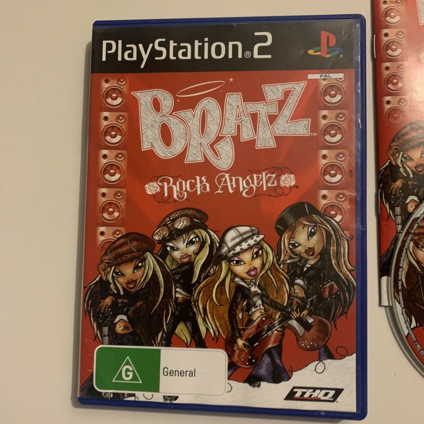 Bratz Rock Angelz - Sony Playstation 2 PS2 PAL Game With Manual PAL