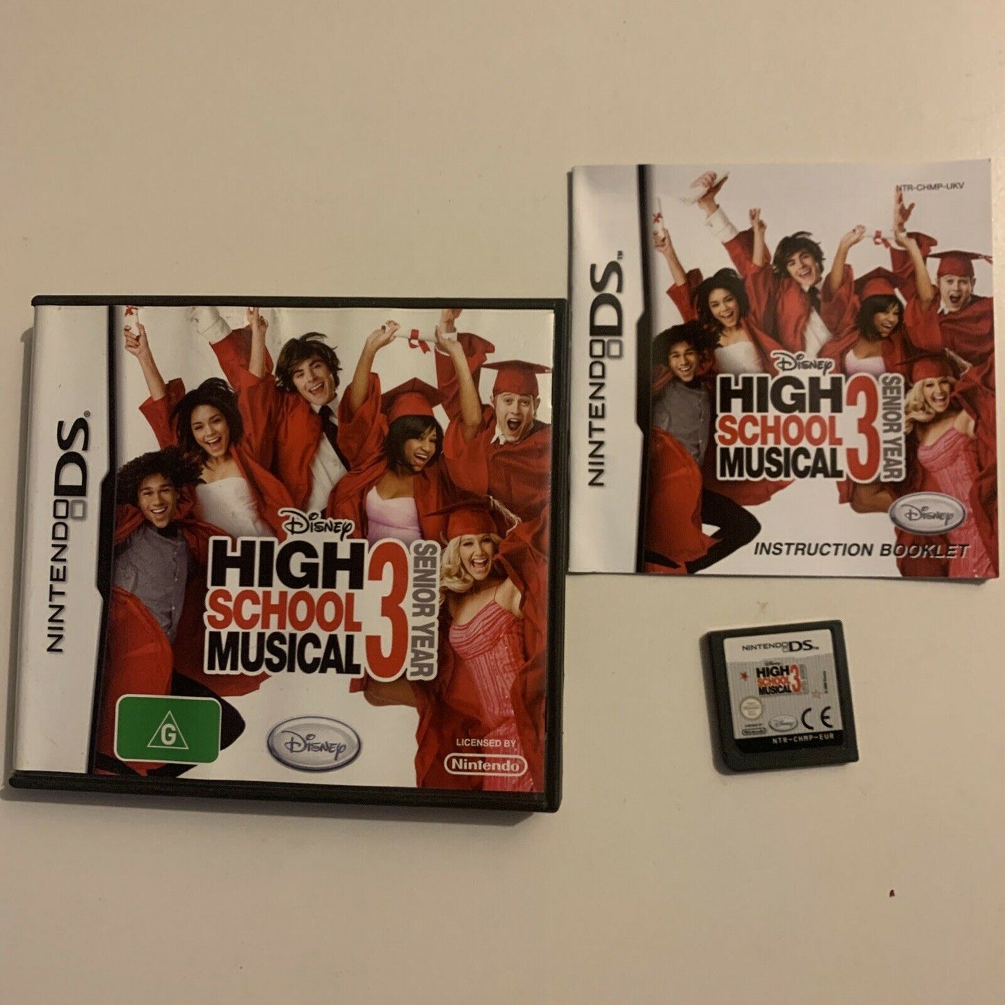 High School Musical 3: Senior Year (Nintendo DS) With Manual