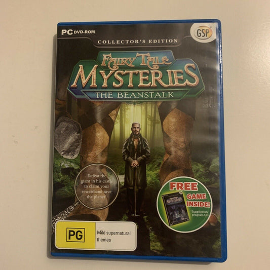 Fairytale Mysteries: The Beanstalk Collector's Edition PC DVD Hidden Object Game