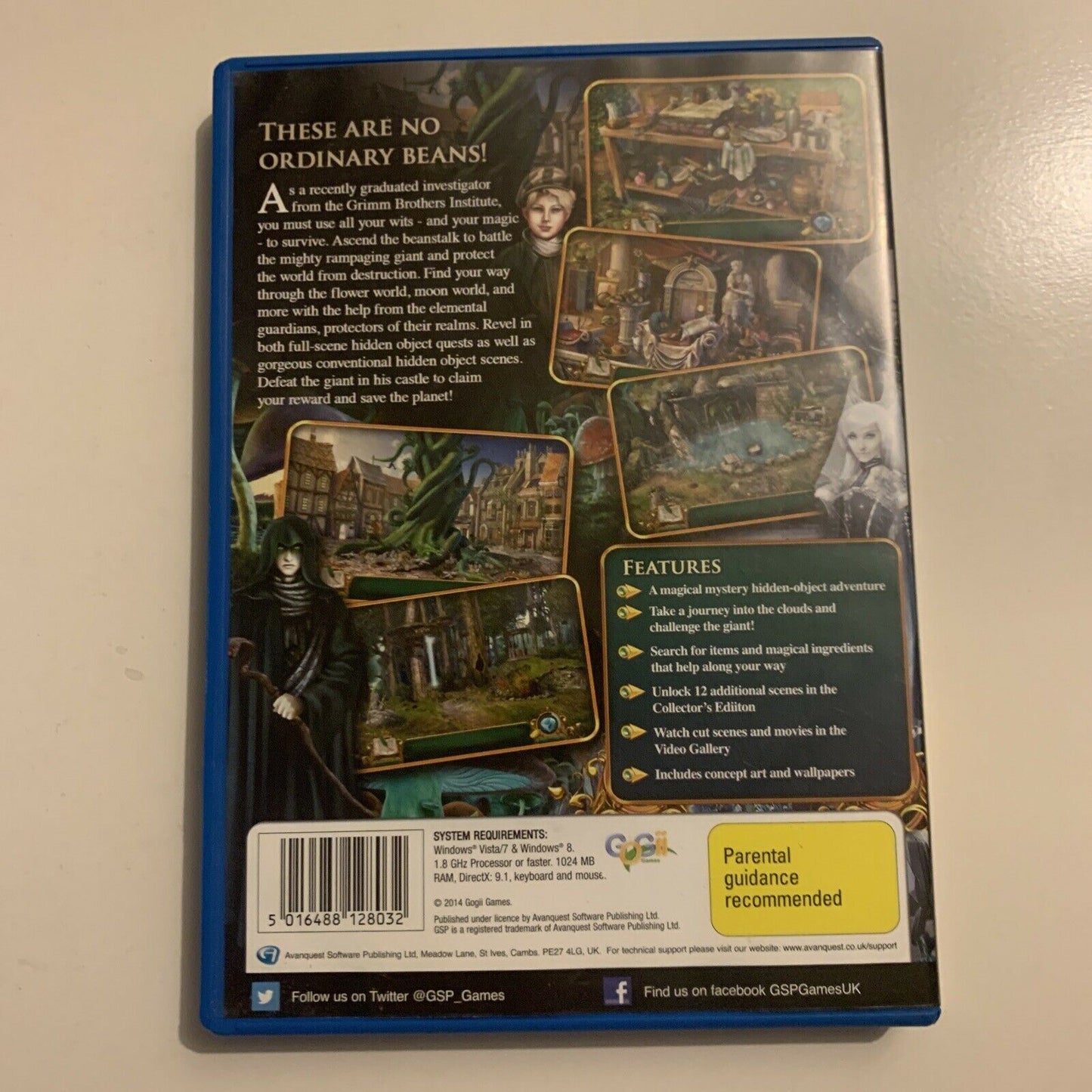 Fairytale Mysteries: The Beanstalk Collector's Edition PC DVD Hidden Object Game