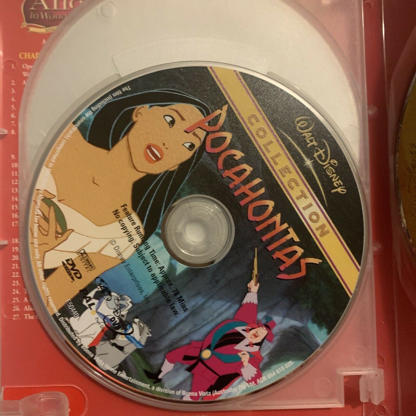 Disney: Alice In Wonderland / Pocahontas / Mulan (DVD) Region 4&2