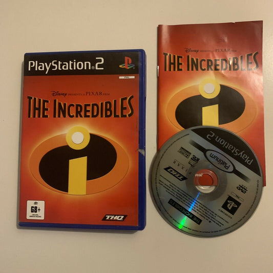 Disney's Pixar: The Incredibles - Playstation PS2 PAL Game with Manual