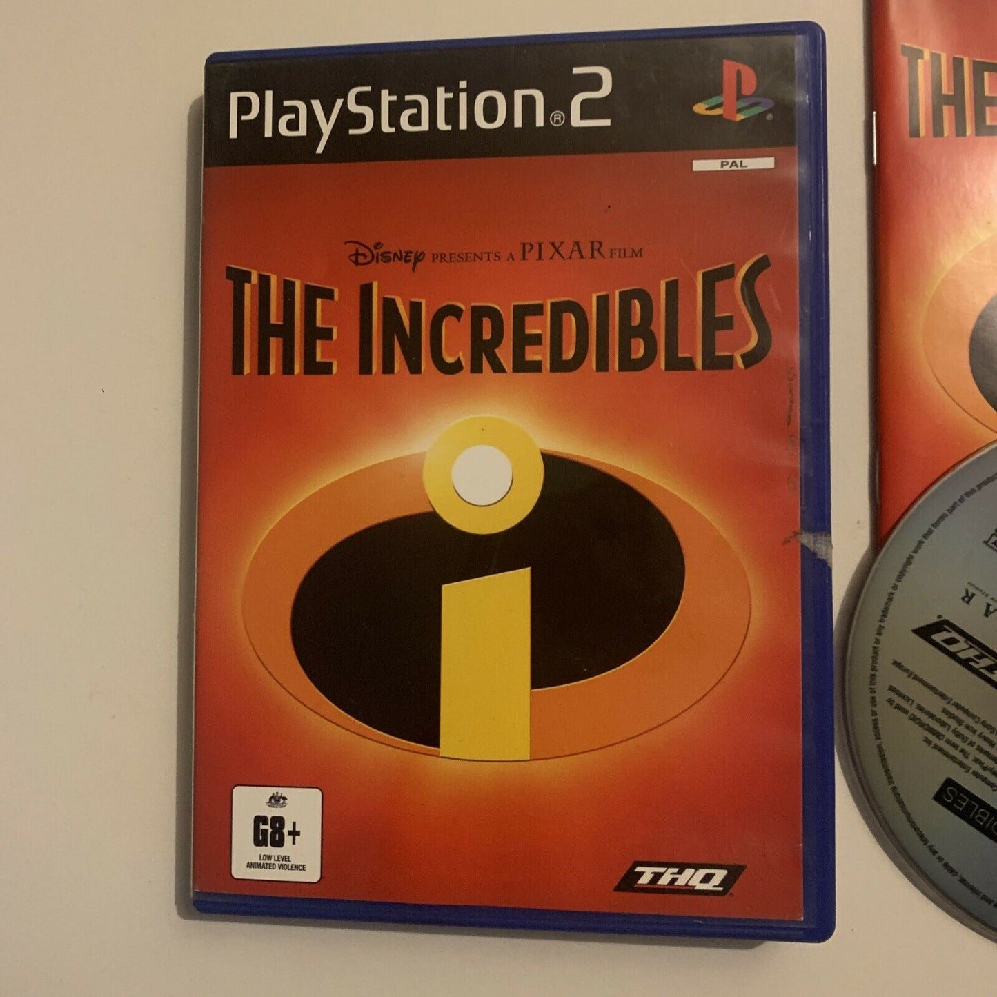 Disney's Pixar: The Incredibles - Playstation PS2 PAL Game with Manual